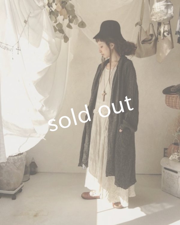 画像7: MARCHE' DE SOEUR/リネンウールジャケット・ブラック (7)