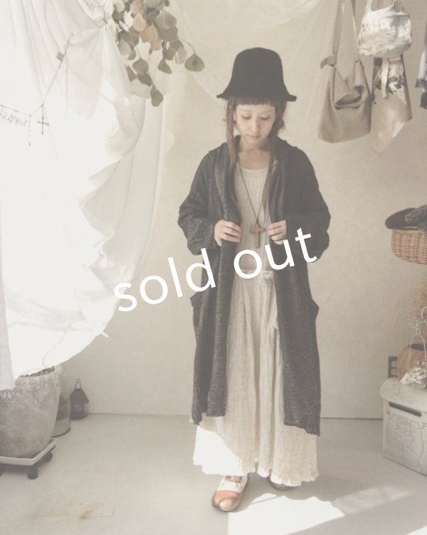 画像6: MARCHE' DE SOEUR/リネンウールジャケット・ブラック (6)