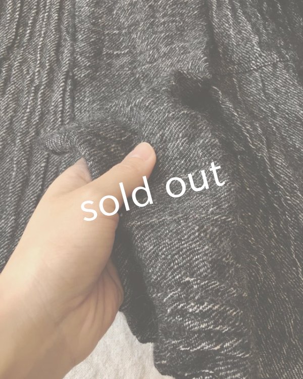 画像5: MARCHE' DE SOEUR/リネンウールジャケット・ブラック (5)