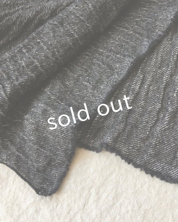 画像4: MARCHE' DE SOEUR/リネンウールジャケット・ブラック (4)