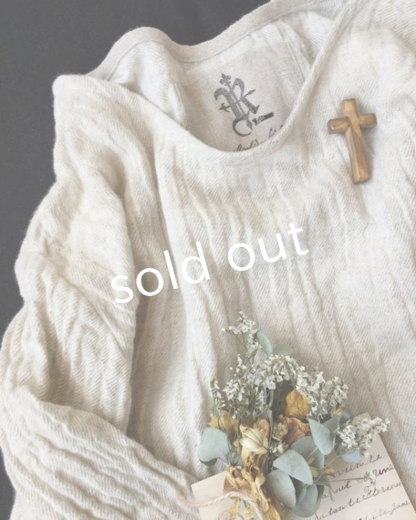 画像5: MARCHE' DE SOEUR／リネンウールワンピース・オフ (5)