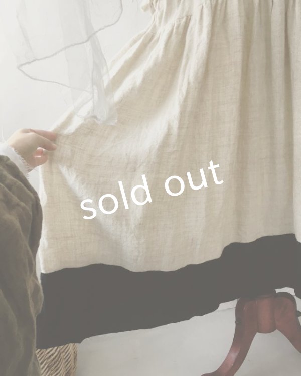 画像6: MARCHE' DE SOEUR／シェットランドウールリネン　ワンピース・オフ (6)