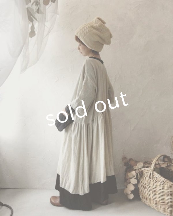 画像12: MARCHE' DE SOEUR／シェットランドウールリネン　ワンピース・オフ (12)