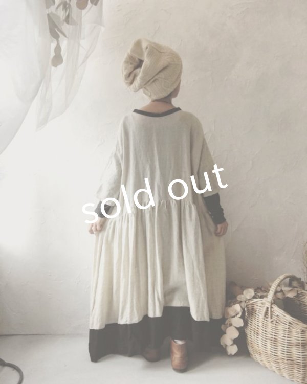 画像13: MARCHE' DE SOEUR／シェットランドウールリネン　ワンピース・オフ (13)