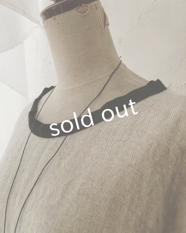 画像4: MARCHE' DE SOEUR／シェットランドウールリネン　ワンピース・オフ (4)