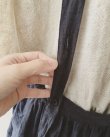 画像7: MARCHE' DE SOEUR／東炊き藍リネン・吊りスカート (7)