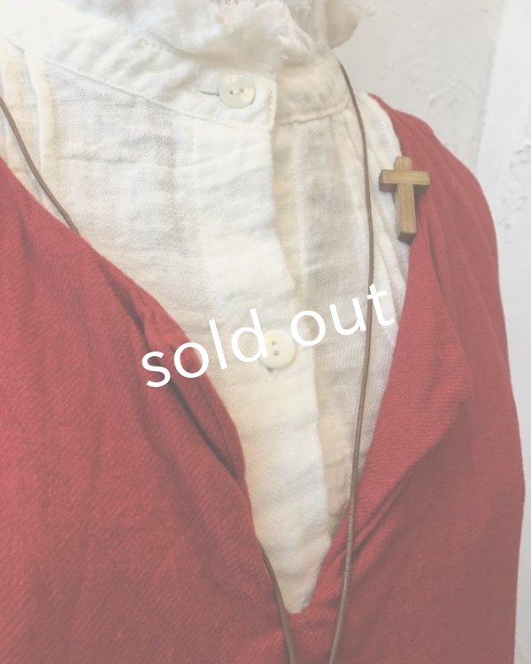 画像12: MARCHE' DE SOEUR／赤ウールワンピース (12)