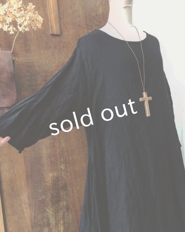画像3: MARCHE' DE SOEUR／教会ワンピース・ブラック (3)