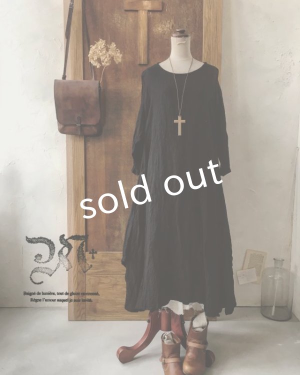 画像2: MARCHE' DE SOEUR／教会ワンピース・ブラック (2)