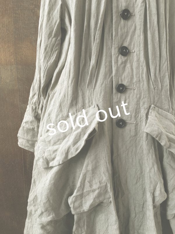 画像9: HALLELUJAH/1850年代 L'Angelus「祈りの農夫のマント」sand baige (9)