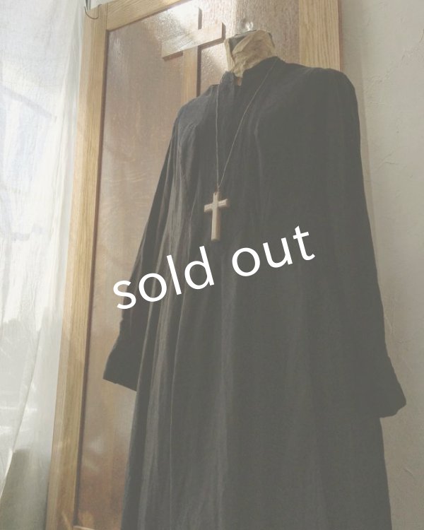 画像11: HALLELUJAH／Chemise de religieuse「修道女のシュミーズ」black (11)