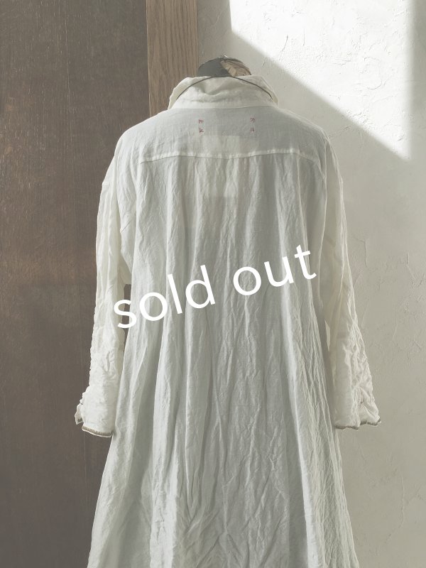 画像18: HALLELUJAH/1800年代 Robe de Berger「羊飼いのローブ」chambray white (18)