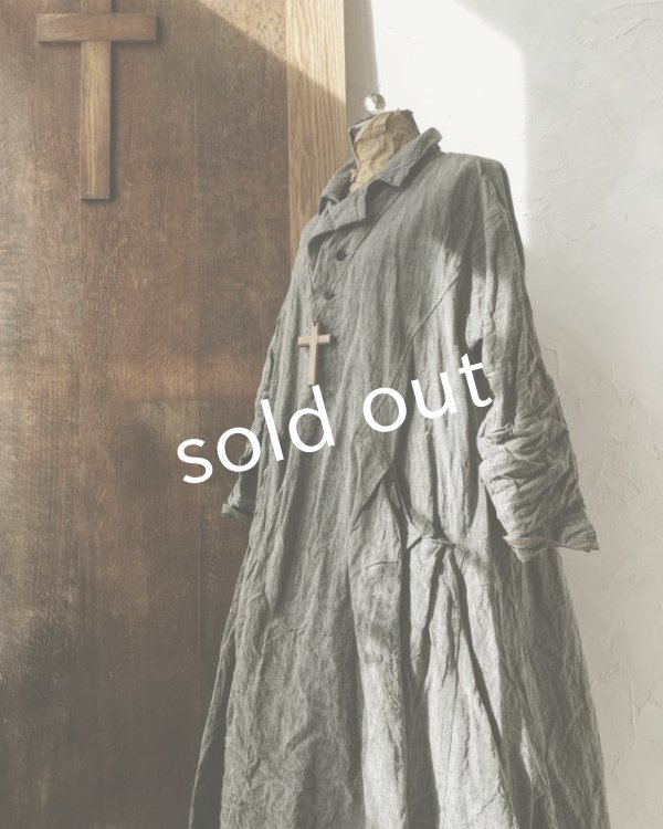 画像11: HALLELUJAH／1800年代　Robe de Berger「羊飼いのローブ」chambray black (11)