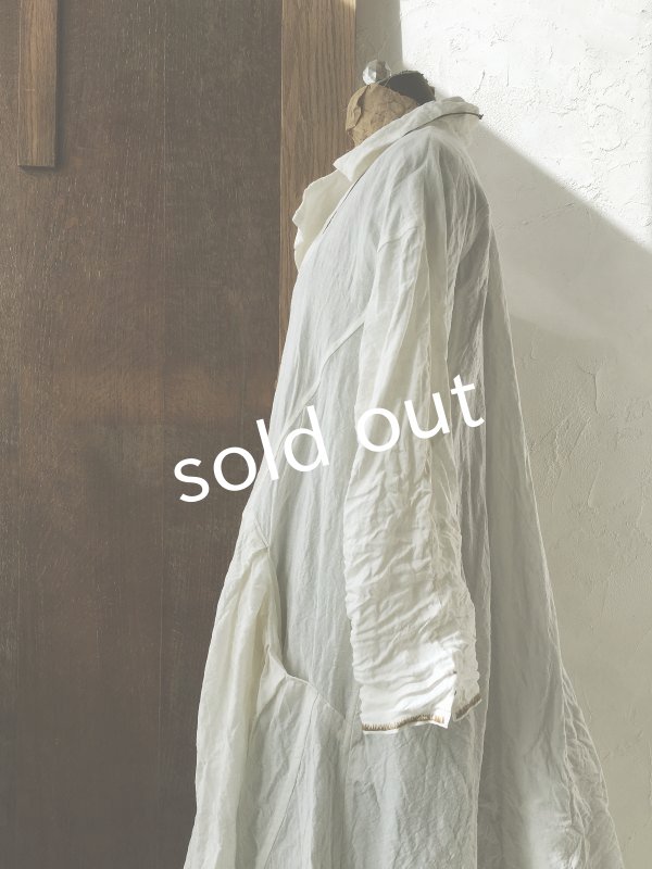 画像16: HALLELUJAH/1800年代 Robe de Berger「羊飼いのローブ」chambray white (16)