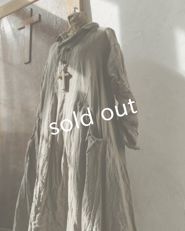 画像6: HALLELUJAH／1800年代　Robe de Berger「羊飼いのローブ」sand baige (6)