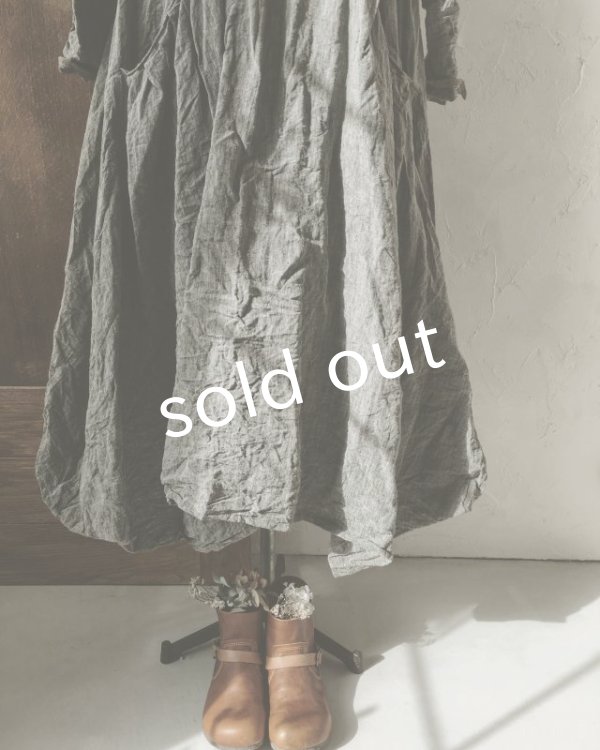 画像4: HALLELUJAH／1800年代　Robe de Berger「羊飼いのローブ」chambray black (4)