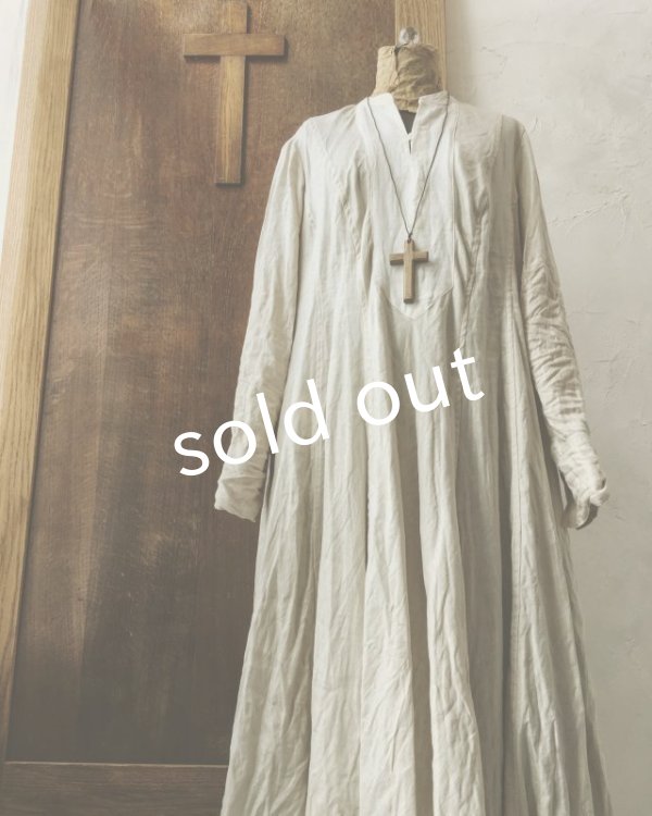 画像13: HALLELUJAH/Chemise de religieuse「修道女のシュミーズ」white (13)