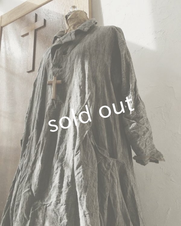 画像7: HALLELUJAH／1800年代　Robe de Berger「羊飼いのローブ」chambray black (7)