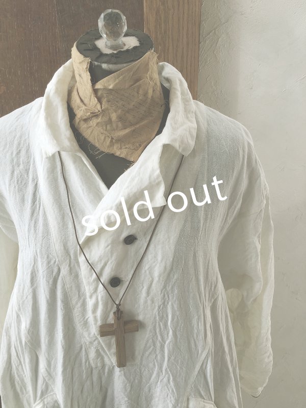 画像6: HALLELUJAH/1800年代 Robe de Berger「羊飼いのローブ」chambray white (6)