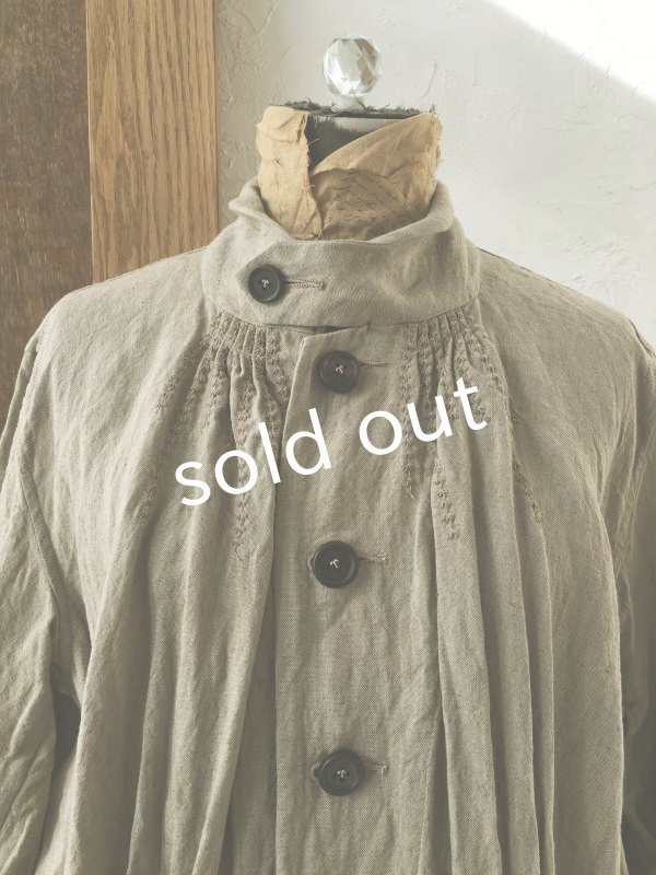 画像10: HALLELUJAH/1850年代 L'Angelus「祈りの農夫のマント」sand baige (10)