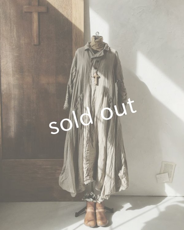 画像2: HALLELUJAH／1800年代　Robe de Berger「羊飼いのローブ」sand baige (2)