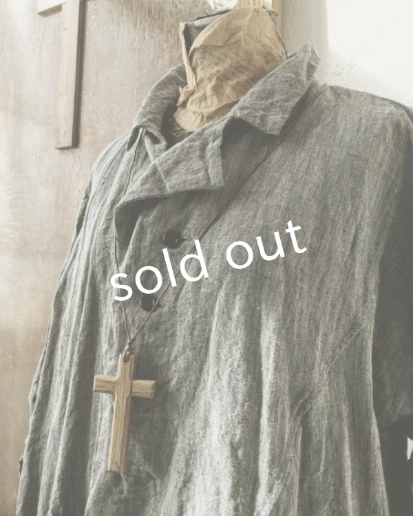 画像9: HALLELUJAH／1800年代　Robe de Berger「羊飼いのローブ」chambray black (9)