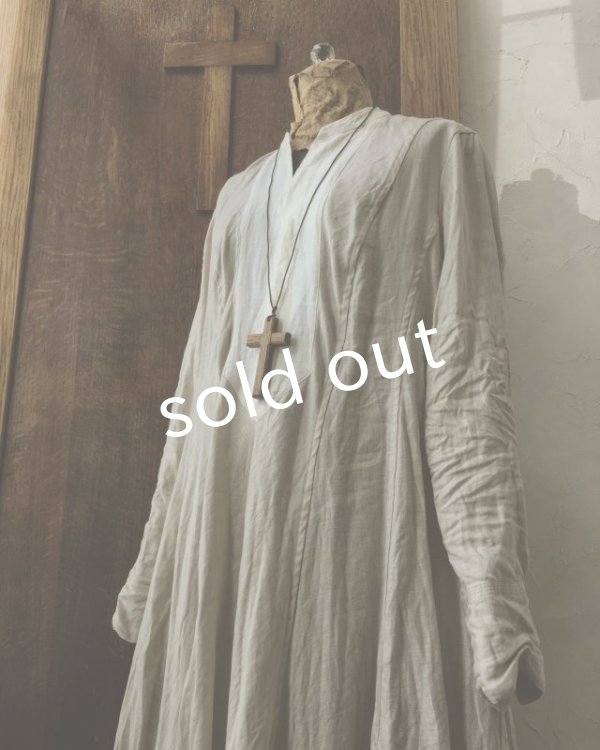 画像9: HALLELUJAH/Chemise de religieuse「修道女のシュミーズ」white (9)