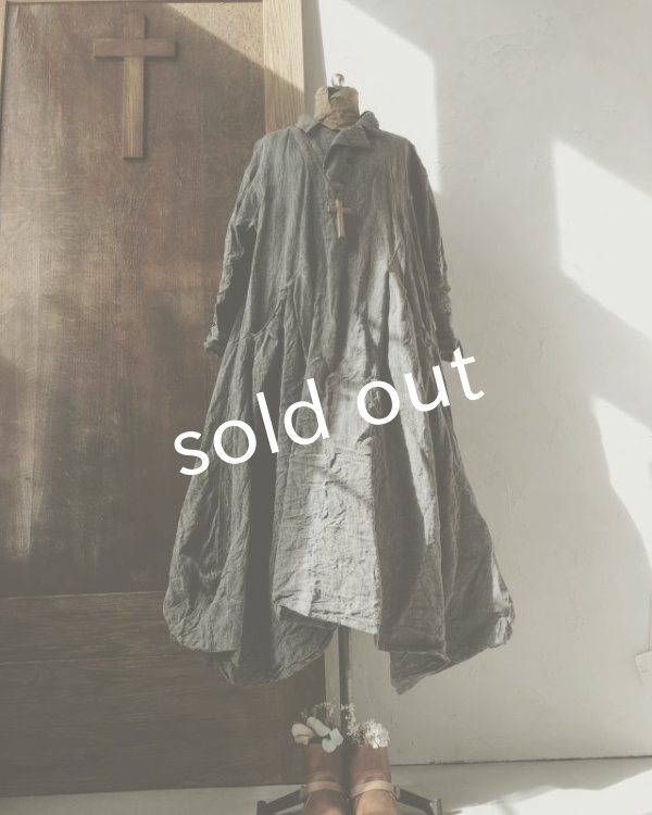 画像17: HALLELUJAH／1800年代　Robe de Berger「羊飼いのローブ」chambray black (17)