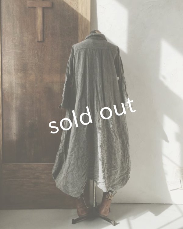 画像15: HALLELUJAH／1800年代　Robe de Berger「羊飼いのローブ」chambray black (15)