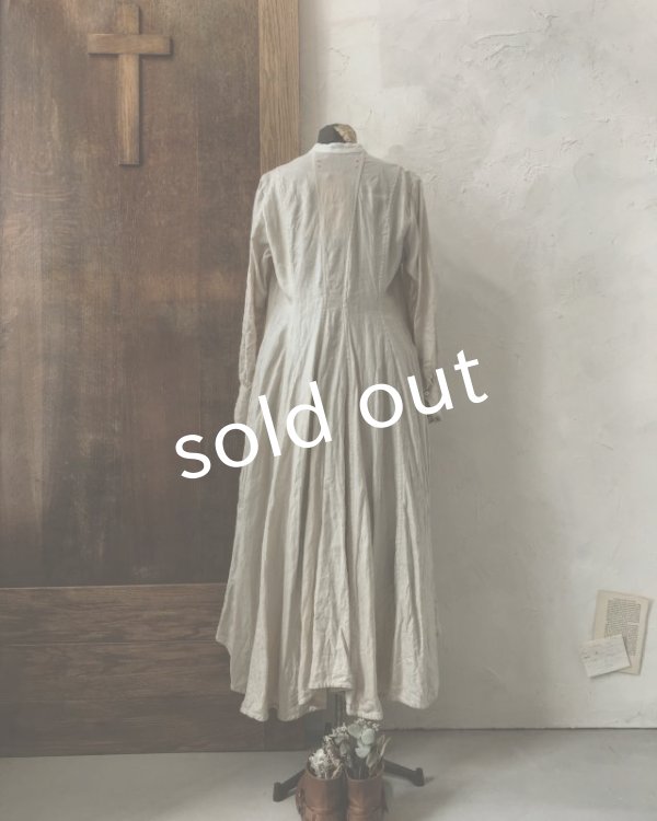 画像7: HALLELUJAH/Chemise de religieuse「修道女のシュミーズ」white (7)