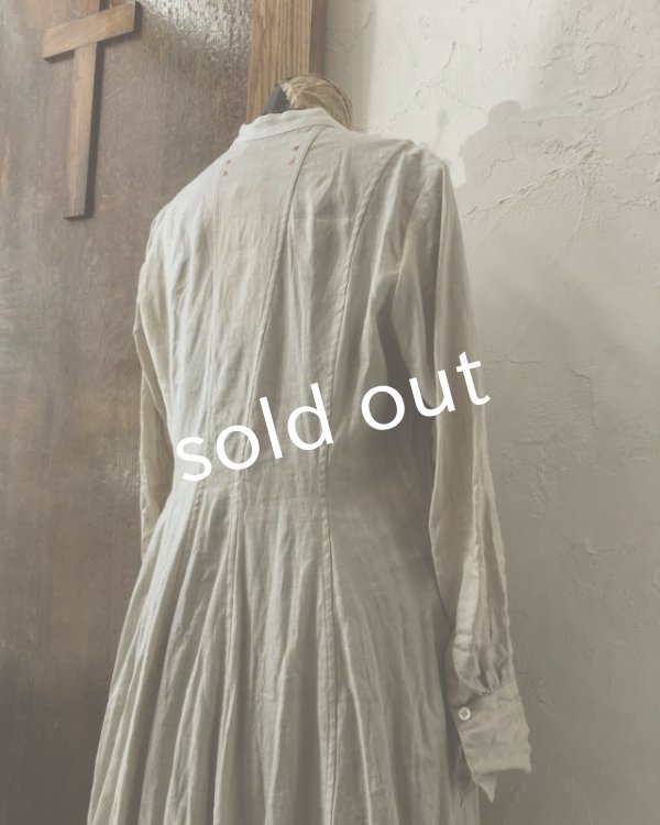 画像8: HALLELUJAH/Chemise de religieuse「修道女のシュミーズ」white (8)