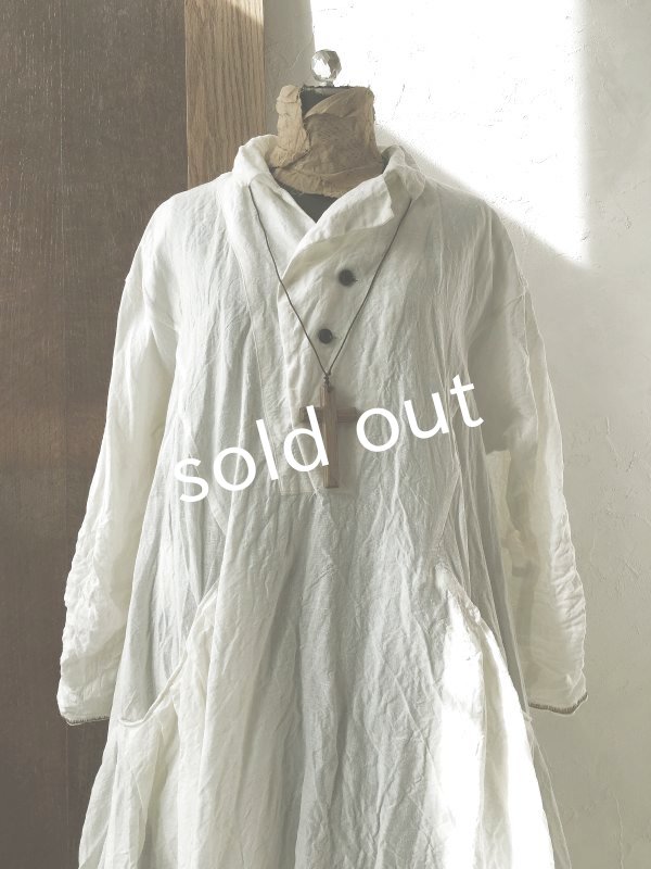 画像7: HALLELUJAH/1800年代 Robe de Berger「羊飼いのローブ」chambray white (7)