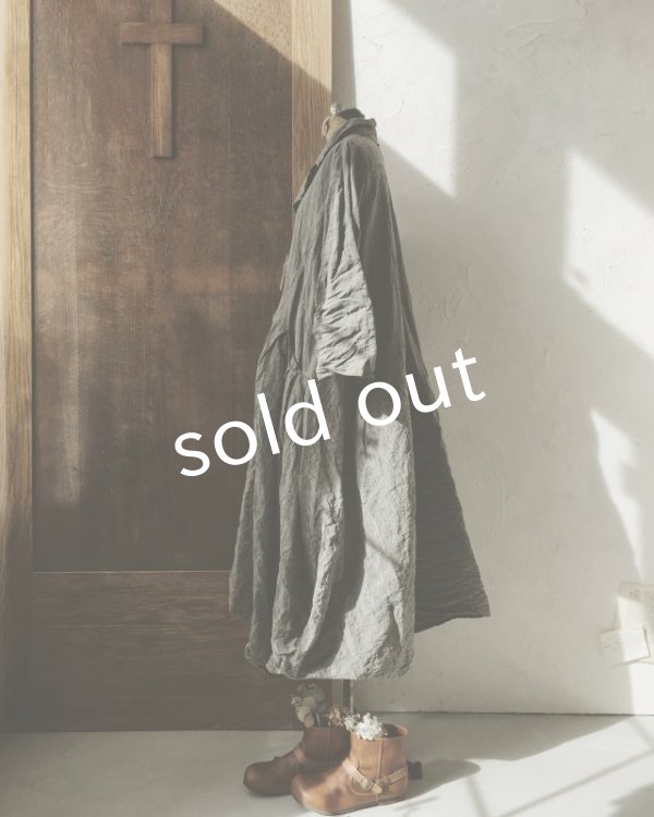 画像13: HALLELUJAH／1800年代　Robe de Berger「羊飼いのローブ」chambray black (13)