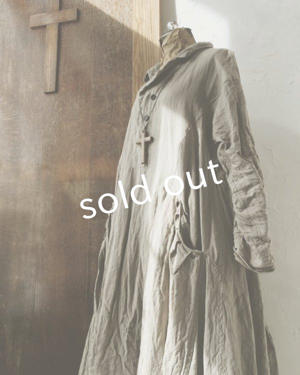 画像10: HALLELUJAH／1800年代　Robe de Berger「羊飼いのローブ」sand baige (10)