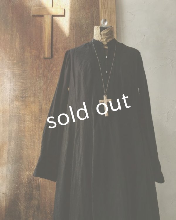 画像10: HALLELUJAH／Chemise de religieuse「修道女のシュミーズ」black (10)