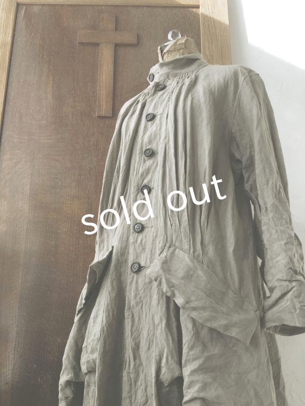 画像3: HALLELUJAH/1850年代 L'Angelus「祈りの農夫のマント」sand baige (3)