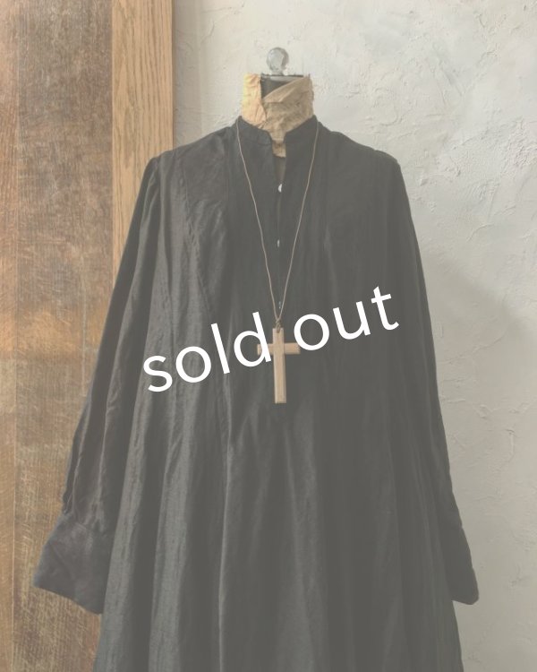 画像3: HALLELUJAH／Chemise de religieuse「修道女のシュミーズ」black (3)