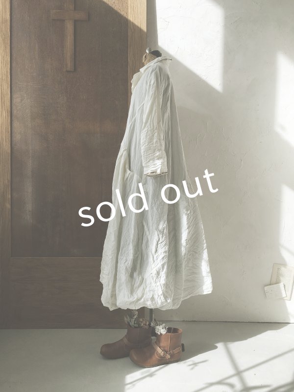 画像15: HALLELUJAH/1800年代 Robe de Berger「羊飼いのローブ」chambray white (15)