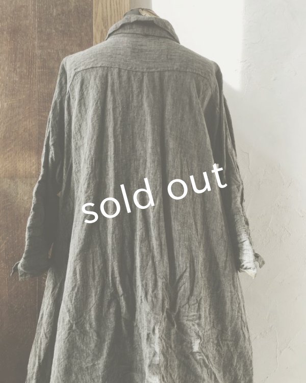 画像16: HALLELUJAH／1800年代　Robe de Berger「羊飼いのローブ」chambray black (16)