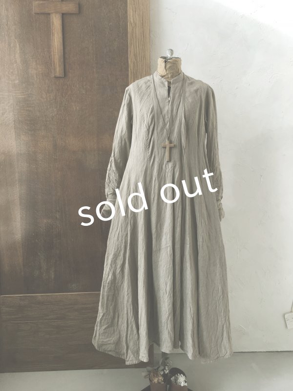 画像2: HALLELUJAH／Chemise de religieuse「修道女のシュミーズ」sand baige (2)