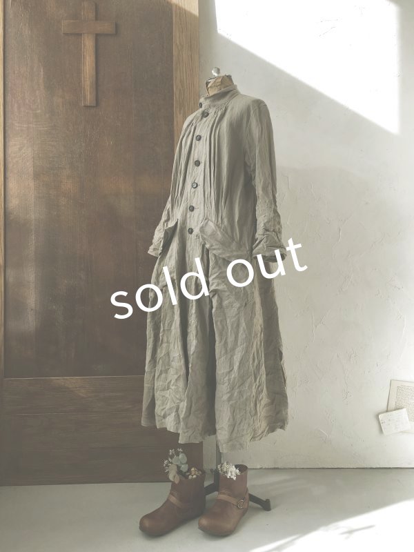 画像12: HALLELUJAH/1850年代 L'Angelus「祈りの農夫のマント」sand baige (12)