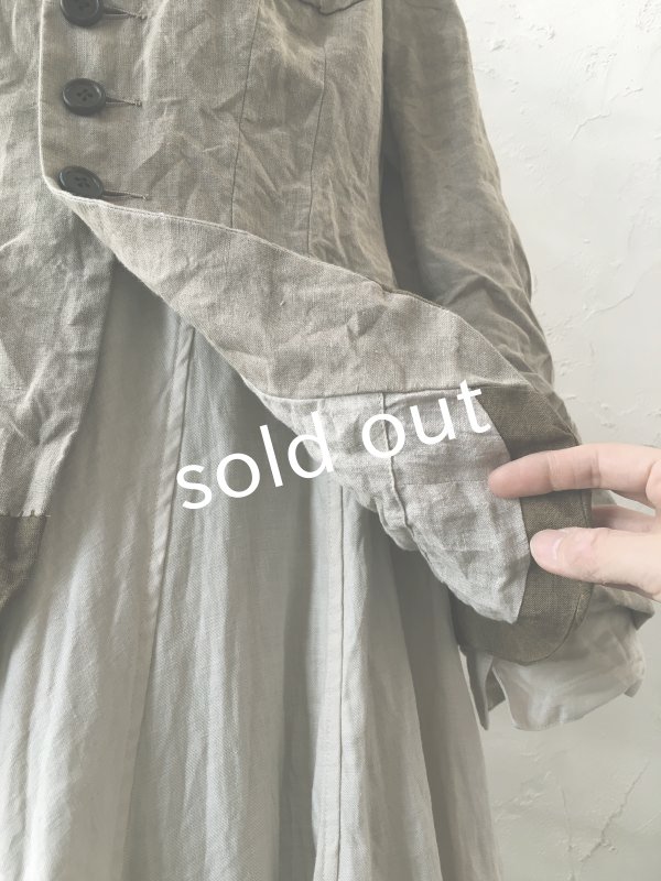 画像6: HALLELUJAH／Veste de Hansel「ヘンデルのジャケット」baige/brown (6)