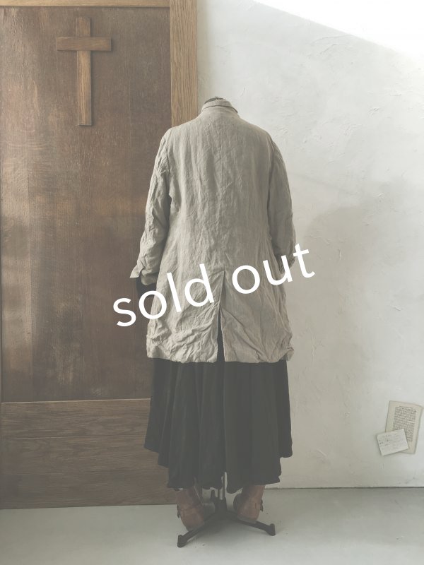 画像19: HALLELUJAH／1920年代　Veste「ロングジャケット」belgian sand baige (19)