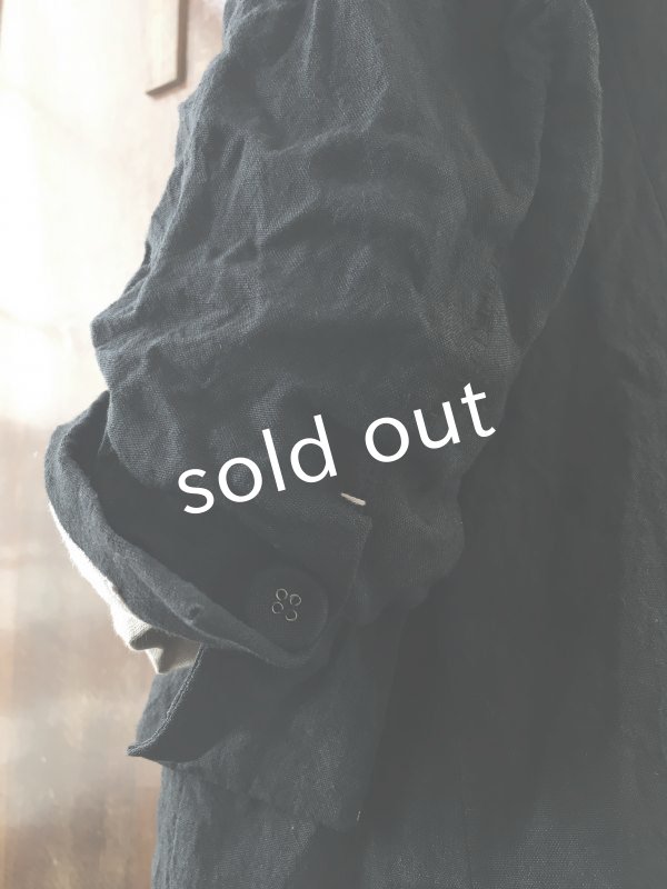 画像15: HALLELUJAH/1920年代 Veste「ロングジャケット」belgian black (15)