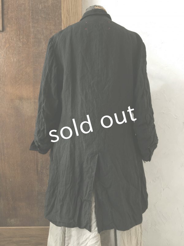 画像18: HALLELUJAH/1920年代 Veste「ロングジャケット」belgian black (18)