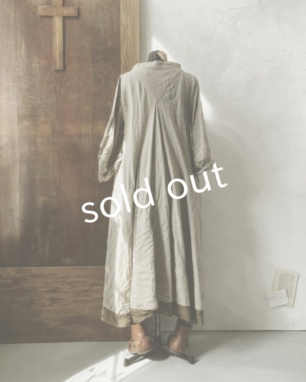 画像16: HALLELUJAH/1850年代 Bergere「グレーテルのローブ」indigo (16)