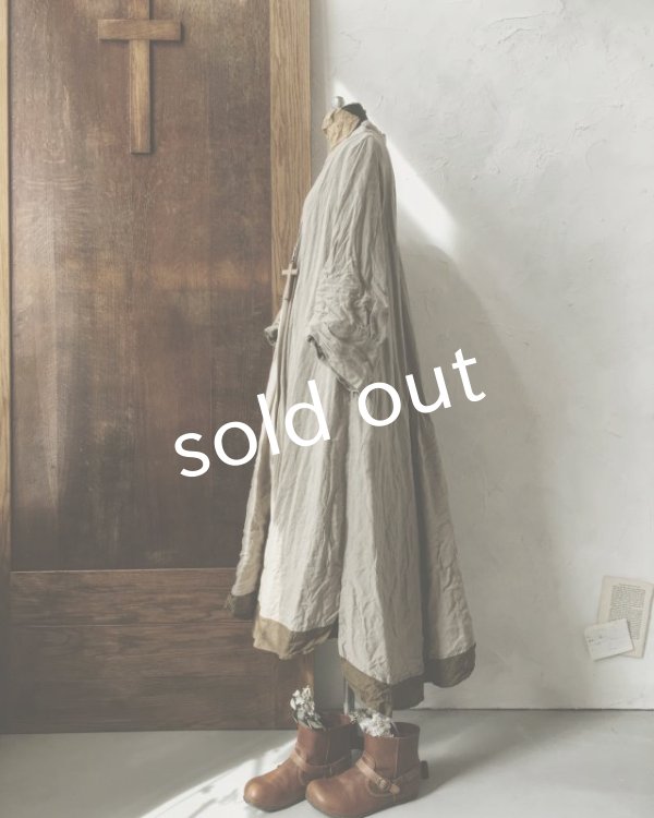 画像14: HALLELUJAH/1850年代 Bergere「グレーテルのローブ」indigo (14)