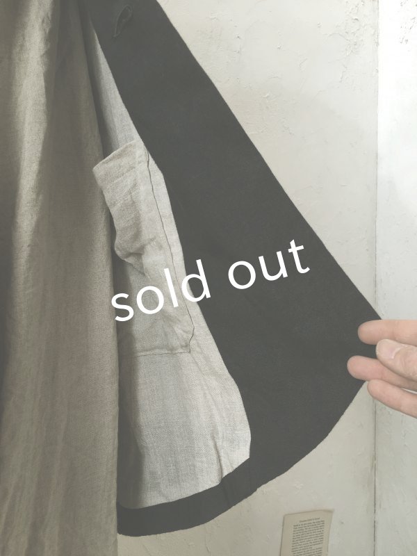 画像10: HALLELUJAH/1920年代 Veste「ロングジャケット」belgian black (10)