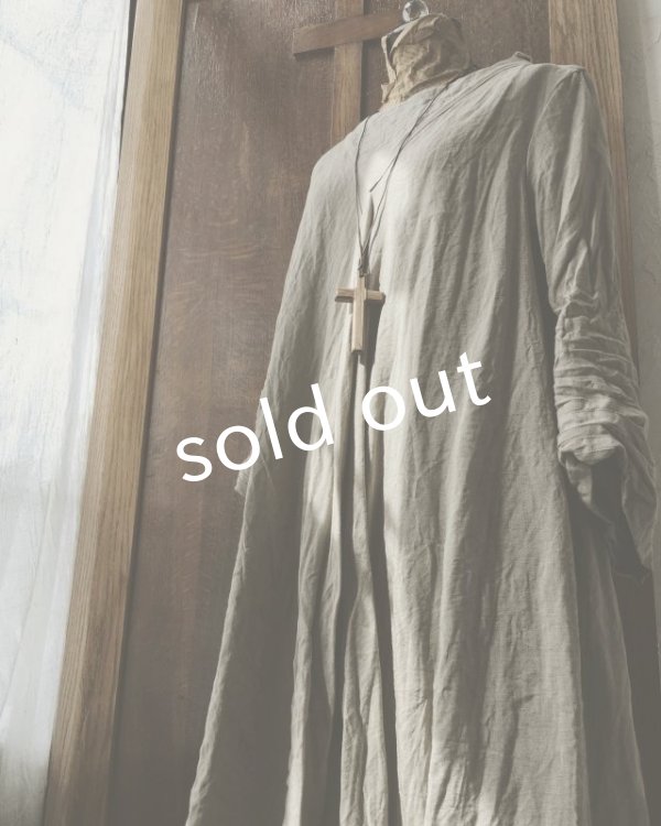 画像13: HALLELUJAH/1850年代 Bergere「グレーテルのローブ」indigo (13)