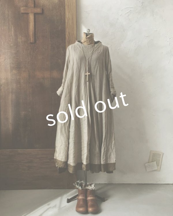 画像9: HALLELUJAH/1850年代 Bergere「グレーテルのローブ」indigo (9)